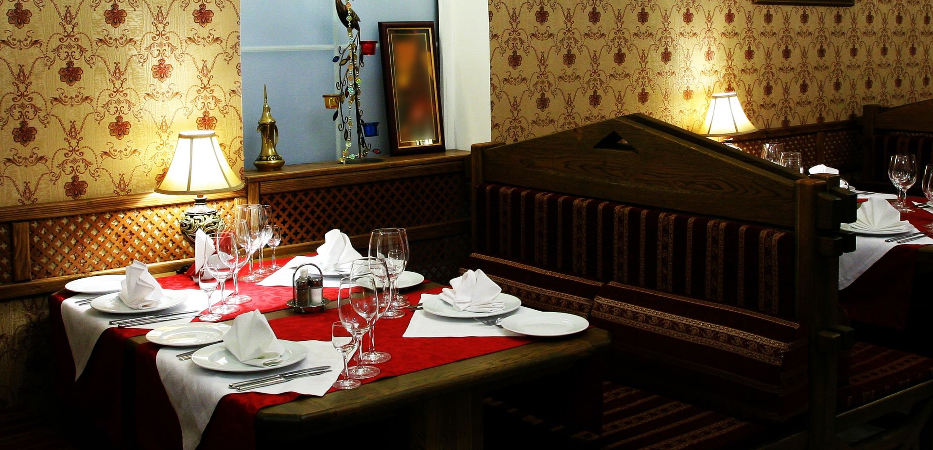 decorated table